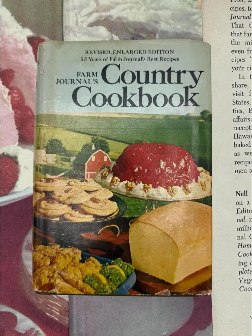 Vintage 1960s Farm Journal Cookbook: Country Recipes, Farm to Table